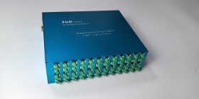 24通道電控保偏光纖延遲線(xiàn)模組延時(shí)范圍0-660ps，精度3.3fs